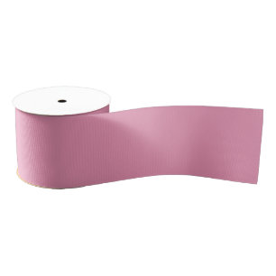 Dusty Pink Solid Color Grosgrain Ribbon
