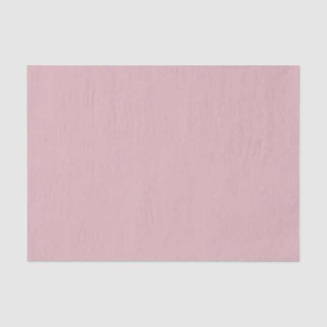 Dusty Pink Solid Color Tissue Paper (Front)