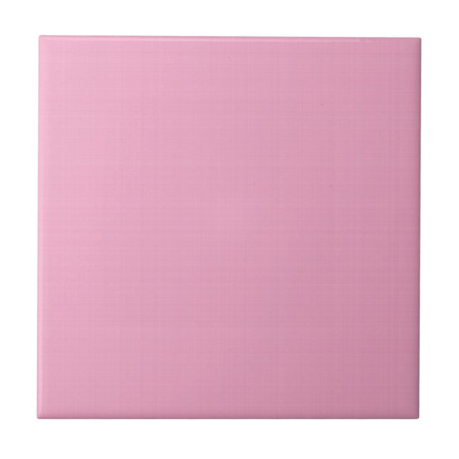 Dusty Pink Solid Light Scratch Ceramic Tile (Front)