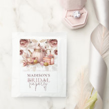 Dusty Pink Watercolor Bridal Tea Custom