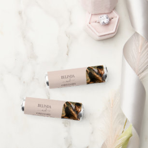 Dusty Pink We Do Minimalist Photo Wedding  Breath Savers® Mints