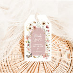 Dusty Pink Wildflower Garden Baby Shower Favors Gift Tags<br><div class="desc">Whimsical wildflower theme favor tag. Click the "customize further" button if you wish to re-arrange and format the style and placement of the text.</div>