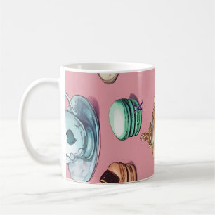 Dusty Pink Wonderland Inspired, Original Design Coffee Mug