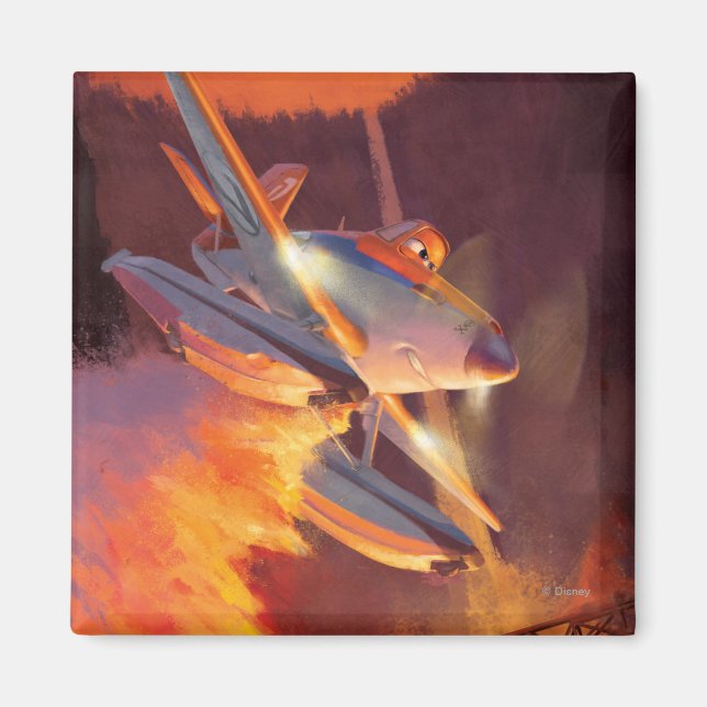 Dusty - Piston Peak Fire Dept Magnet (Front)