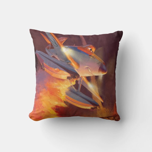 Dusty - Piston Peak Fire Dept Throw Pillow (Front)