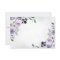 Dusty Purple and Silver Gray Floral Rustic Wedding