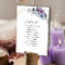Dusty Purple Blooms Geometric Wedding 
