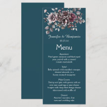 Dusty Purple, Dark Teal, Dusty Lavender Wedding |