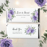 Dusty Purple Eucalyptus Botancial Wedding Hershey Bar Favors<br><div class="desc">These wedding favors feature a modern watercolor floral botanical design with dusty purple flowers and eucalyptus leaf foliage. Personalize with your text. Matching stationery also available.</div>