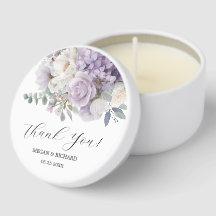 Dusty Purple Floral Classic Elegant Wedding
