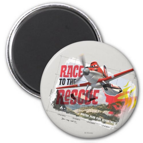 Dusty Race To The Rescue Magnet