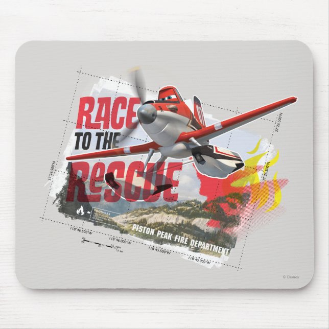 Dusty Race To The Rescue Mouse Pad (Front)