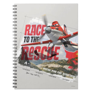 Dusty Race To The Rescue Notebook