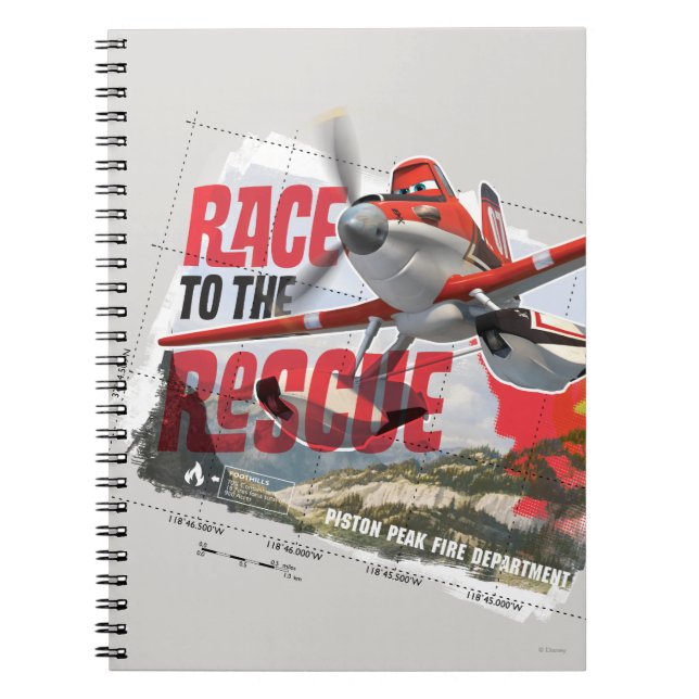 Dusty Race To The Rescue Notebook (Front)