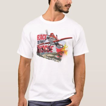 Dusty Race To The Rescue T-shirt by OtherDisneyBrands at Zazzle