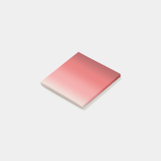 Dusty Red Pink Gradient Notes (Angled)
