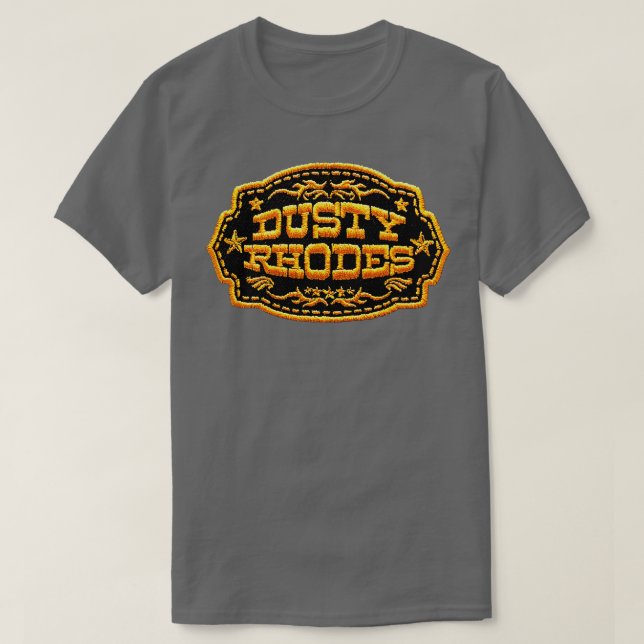 Dusty Rhodes Patch T-Shirt (Design Front)