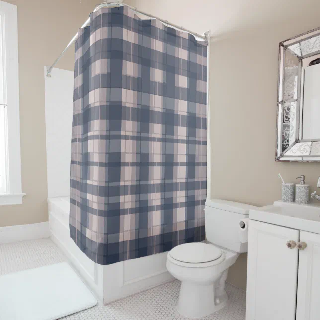 Buchanan Modern Tartan Shower Curtain