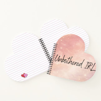 Dusty rose and moon milk AI art Notebook