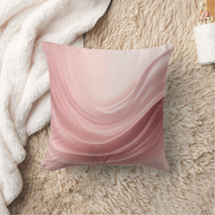 Dusty Rose Baby AI art Throw Pillow