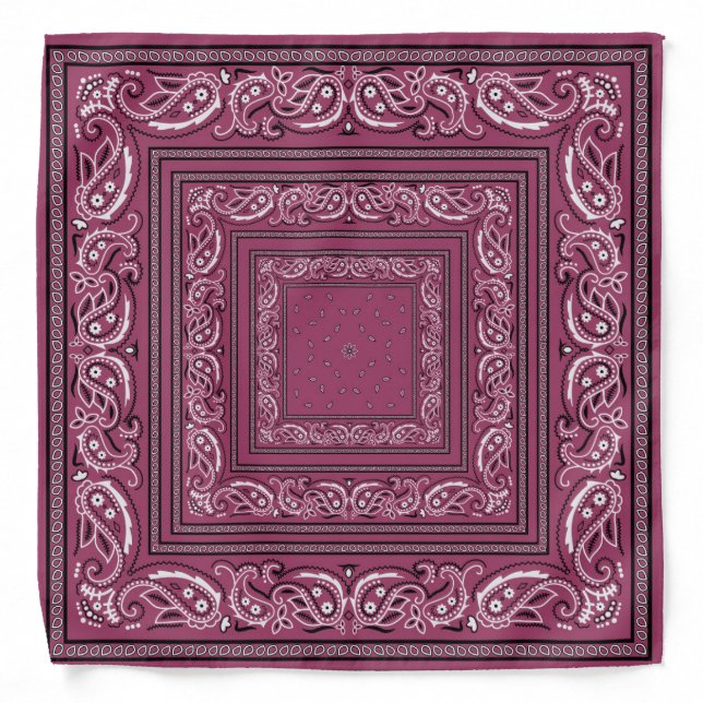 Dusty Rose Bandanarama Bandana (Front)