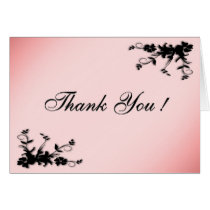 Dusty Rose Blank Thank You Cards