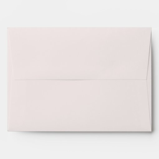 Dusty Rose Blush Floral Wedding Bridal Birthday Envelope | Zazzle