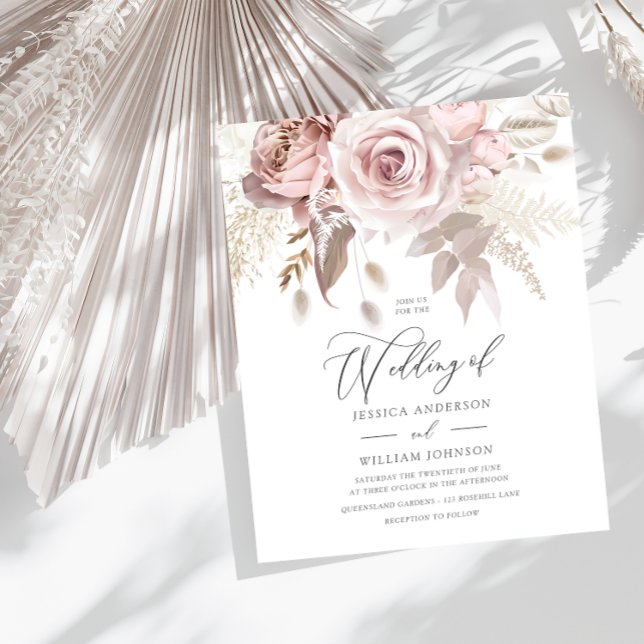 Dusty Rose & Blush Flowers On a Budget Wedding (Creator Uploaded)