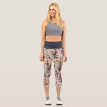 Dusty Rose Boho Floral Watercolor Capri Leggings<br><div class="desc">Stay stylish and comfortable during your workout with the "Dusty Rose Boho Floral Watercolor activewear Capri Leggings." Perfect for yoga, running, or any other physical activity, these leggings are both fashionable and functional. Featuring a custom watercolor floral pattern in a trendy dusty rose color, these activewear leggings are the perfect...</div>
