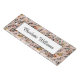 Dusty Rose Boho Floral Watercolor Custom 6 inch Ruler | Zazzle