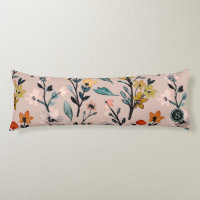 Dusty Rose Boho Floral Watercolor Custom