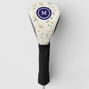 Dusty Rose Boho Floral Watercolor Custom Golf Head Cover