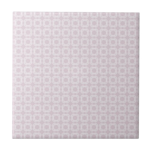 Dusty rose ceramic tile (Front)