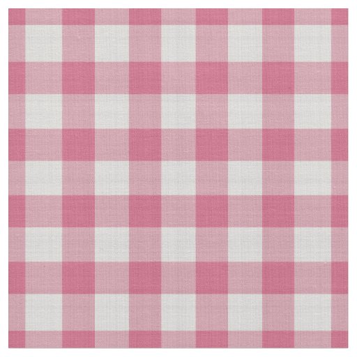 Dusty Rose checkered Plaid Fabric