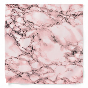 Dusty Rose Color Marble Bandana