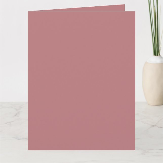 Dusty Rose Color Template (Front)