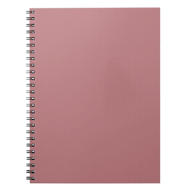 Dusty Rose Color TEMPLATE Notebook (Front)