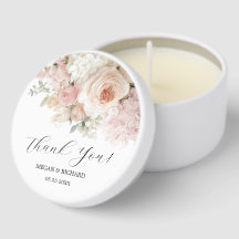 Dusty Rose Floral Classic Elegant Wedding