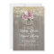 Dusty Rose Floral Mason Jar Rustic Wedding