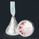 Dusty Rose Floral Wedding Hershey®'s Kisses®<br><div class="desc">Beautiful Dusty Rose Floral Wedding Hershey's Kisses®</div>