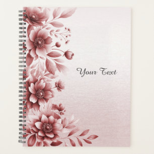 Dusty Rose Floral Wedding Planner