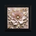 Dusty Rose Floral - Wooden Keepsake Box<br><div class="desc">Dusty Rose Floral - Wooden Keepsake Box 
Design 09
A perfect little gift!</div>