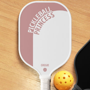 Dusty Rose Geometric Arch Pickle Princess Women's Pickleball Paddle