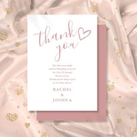 Dusty Rose Girl Baby Shower Script Heart Poem