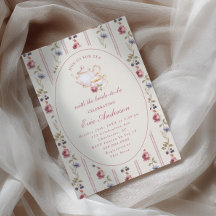 Dusty Rose Grandmillennial Bridal Tea Party
