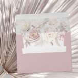 Dusty Rose & Ivory White Floral Wedding & Bridal Envelope<br><div class="desc">Dusty Rose & Ivory White Floral Wedding & Bridal envelope

See matching collection in Niche and Nest Store</div>