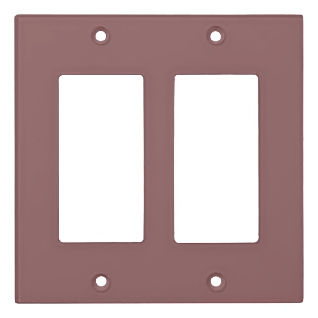 Dusty Rose Light Switch Cover (Front)