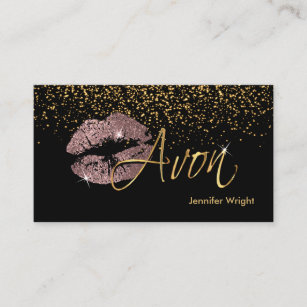 Dusty Rose Lips 2  Business Card