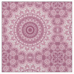Dusty Rose Mandala Pattern Design Fabric