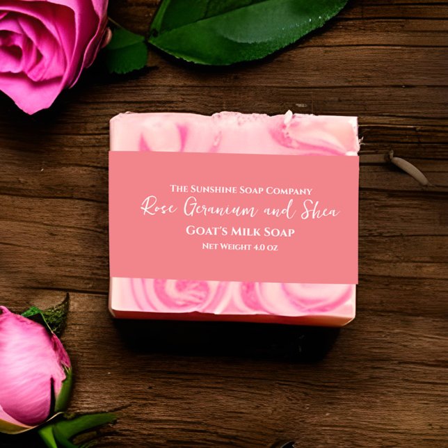 Dusty Rose Minimalist Soap Belly Band (Creator Uploaded)